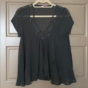 S&B chiffon top